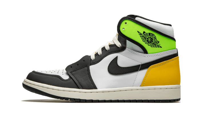 Air Jordan 1 Retro High White Black Volt University Gold 