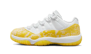 Air Jordan 11 Retro Low Amarillo Piel de serpiente