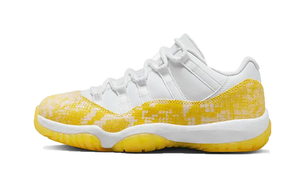 Air Jordan 11 Retro Low Amarillo Piel de serpiente