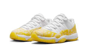 Air Jordan 11 Retro Low Amarillo Piel de serpiente