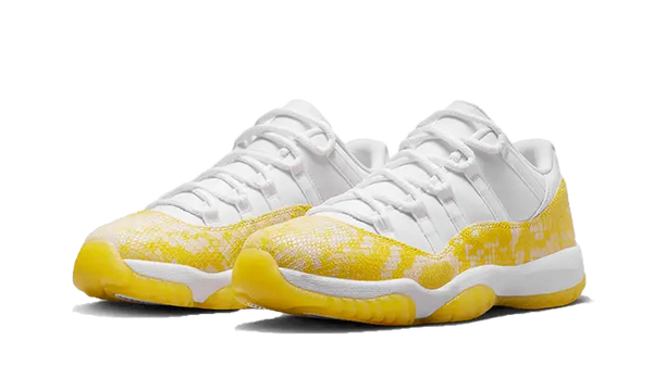 Air Jordan 11 Retro Low Amarillo Piel de serpiente