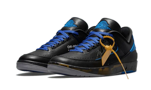 Air Jordan 2 Retro Low SP Off-White Negro Azul - DJ4375-004