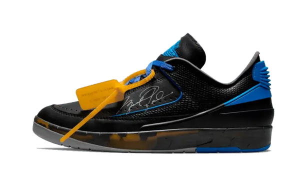 Air Jordan 2 Retro Low SP Off-White Negro Azul - DJ4375-004