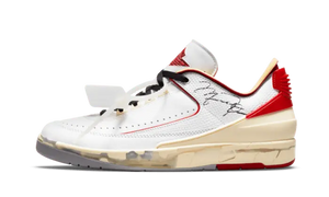 Air Jordan 2 Retro Low SP Off-White White Red - DJ4375-106