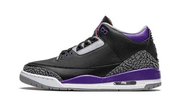 Air Jordan 3 Retro Black Court Purple - CT8532-050