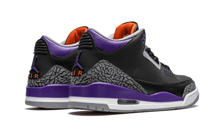 Air Jordan 3 Retro Black Court Purple - CT8532-050