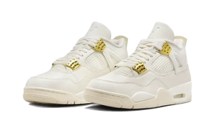 Air Jordan 4 Sail Oro Metálico