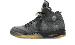 Air Jordan 5 Retro Blanc cassé Noir