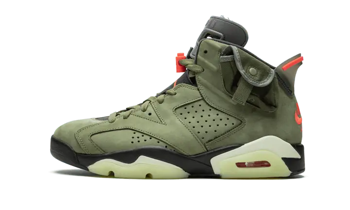 Air Jordan 6 Travis Scott Medio Oliva - CN1084-200