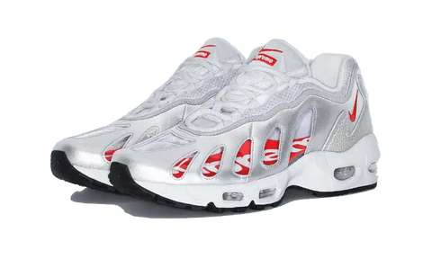 Air Max 96 Metallic Silver Supreme