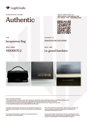 Grand Bambino Negro/Oro