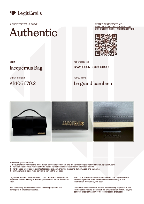 Grand Bambino Negro/Oro