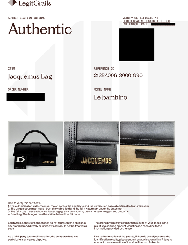 Le Bambino Black / Gold
