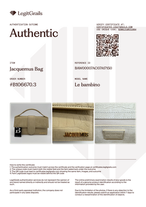 Grand Bambino Croco Dark Beige