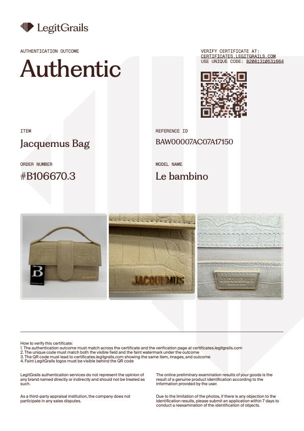 Grand Bambino Croco Dark Beige