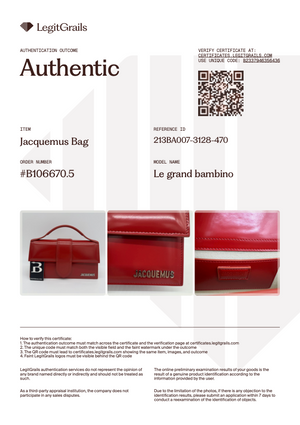 Grand Bambino Red / Silver