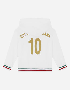JERSEY HOODIE WITH ITALY DG LOGO
