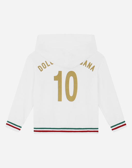 JERSEY HOODIE WITH ITALY DG LOGO