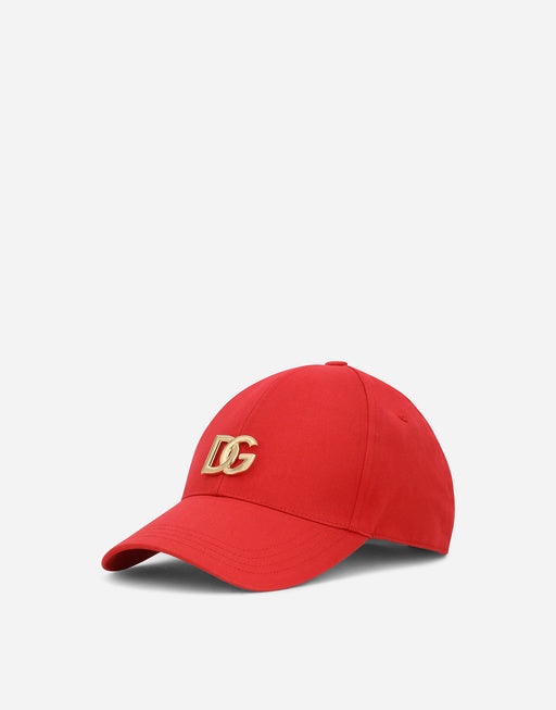 COTTON BASEBALL CAP WITH DG PATCH