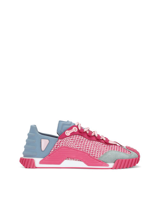MIXED-MATERIALS NS1 SLIP-ON SNEAKERS