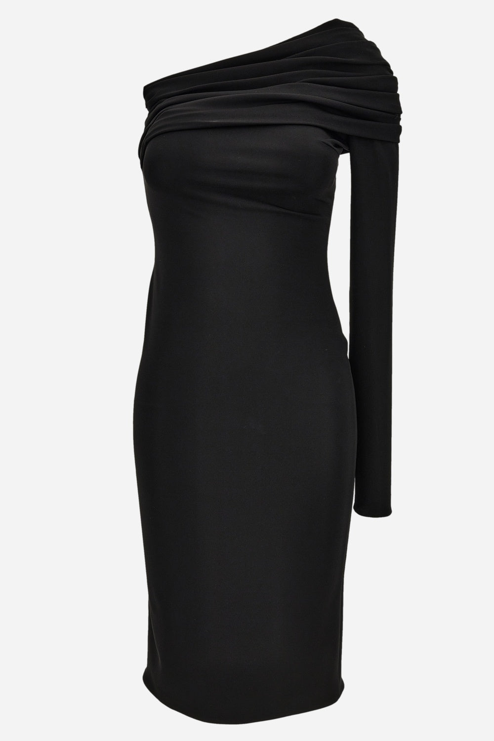 Cocktail Dress In Responsible Techno Piquet Stretch