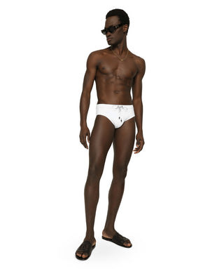 SWIM BRIEFS WITH DOLCE&GABBANA LABEL