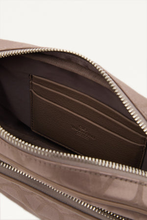 Borsa A Tracolla Toile Iconographe In Tessuto Tecnico Con Dettagli In Pelle