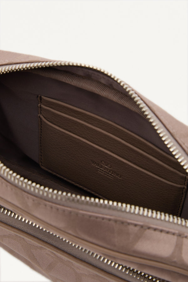Borsa A Tracolla Toile Iconographe In Tessuto Tecnico Con Dettagli In Pelle
