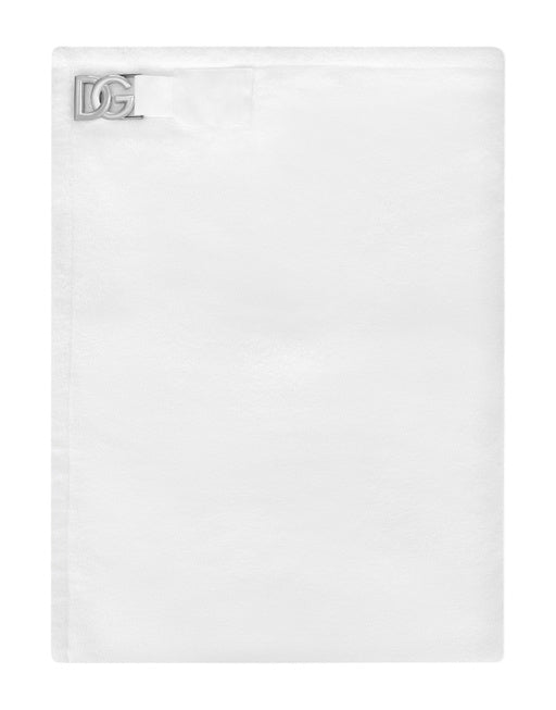 COTTON JACQUARD BEACH TOWEL WITH DG MONOGRAM