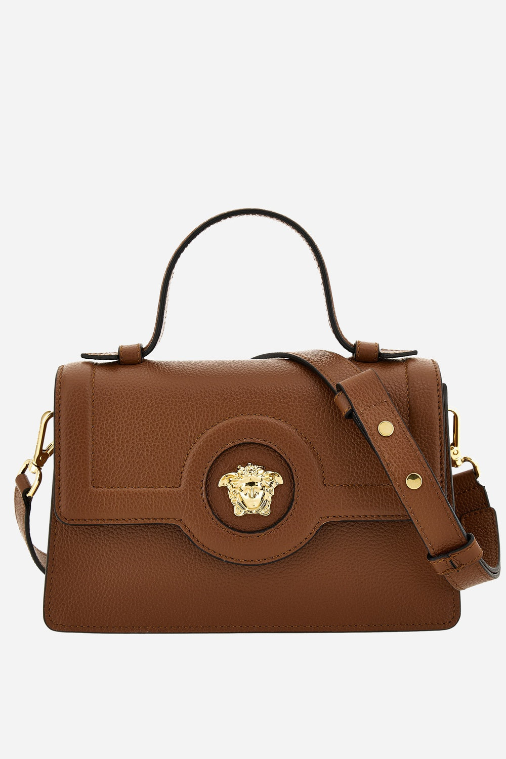 La Medusa Small Top Handle In Grainy Calf Leather