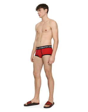 HIGH-RISE TWO-WAY STRETCH JERSEY BRANDO BRIEFS