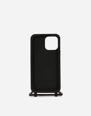RUBBER IPHONE 13 PRO MAX COVER WITH EMBOSSED LOGO