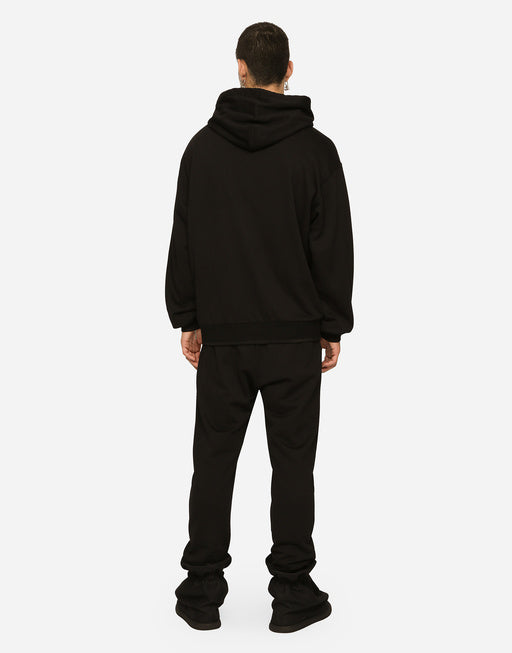 JERSEY HOODIE WITH DG EMBROIDERY