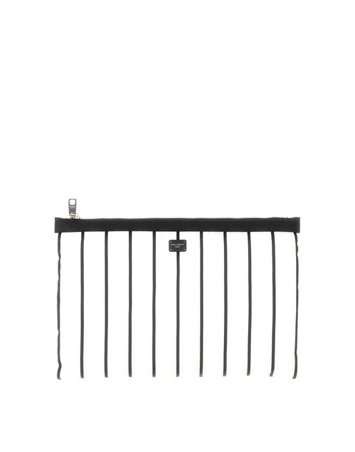 DOLCE & GABBANA FLAT DOCUMENT HOLDER IN DG PRINTED NYLON