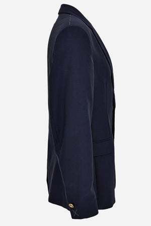 Formal Jacket In Wool Canvas Fabric