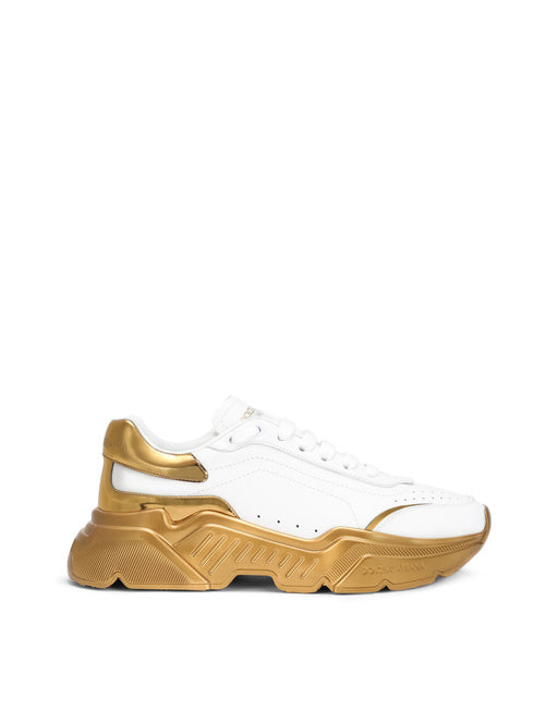 DAYMASTER SNEAKERS IN NAPPA LEATHER WITH MIRRORED BOTTOM
