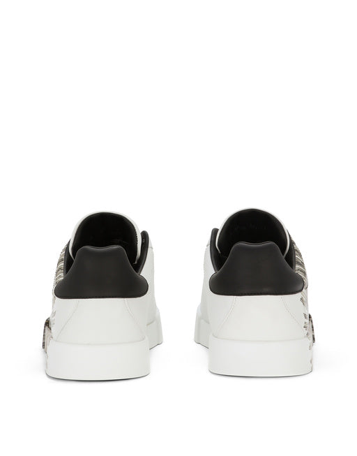 PRINTED CALFSKIN PORTOFINO SNEAKERS