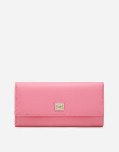 DAUPHINE CALFSKIN WALLET WITH BRANDED TAG