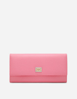 DAUPHINE CALFSKIN WALLET WITH BRANDED TAG