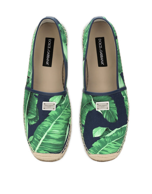 PRINTED CANVAS ESPADRILLES
