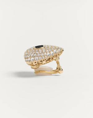 Orecchini Coeur Royal In Metallo, Smalto E Cristalli Swarovski®