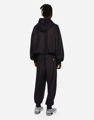 JERSEY JOGGING PANTS WITH LOGO TAG