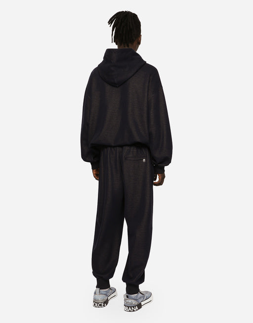 JERSEY JOGGING PANTS WITH LOGO TAG