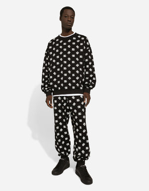 ROUND-NECK SWEATSHIRT WITH DG MONOGRAM PRINT