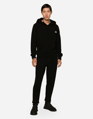 HOODED SWEATER IN WOOL AND CASHMERE