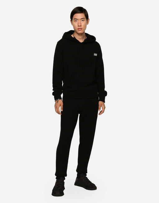 HOODED SWEATER IN WOOL AND CASHMERE