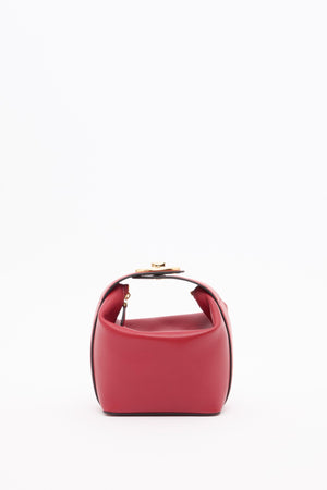 MINI BORSA A MANO VLOGO THE BOLD EDITION IN NAPPA