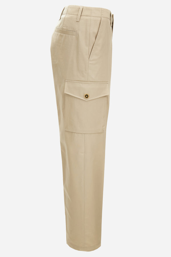 Informal Pant In Responsible Cotton Gabardine Wr Fabric