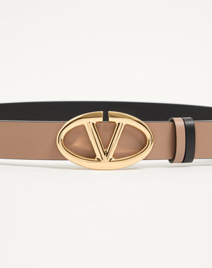 Cintura Reversibile Vlogo The Bold Edition In Vitello 30 Mm
