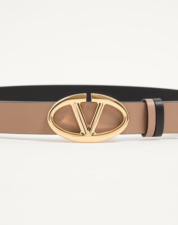 Cintura Reversibile Vlogo The Bold Edition In Vitello 30 Mm